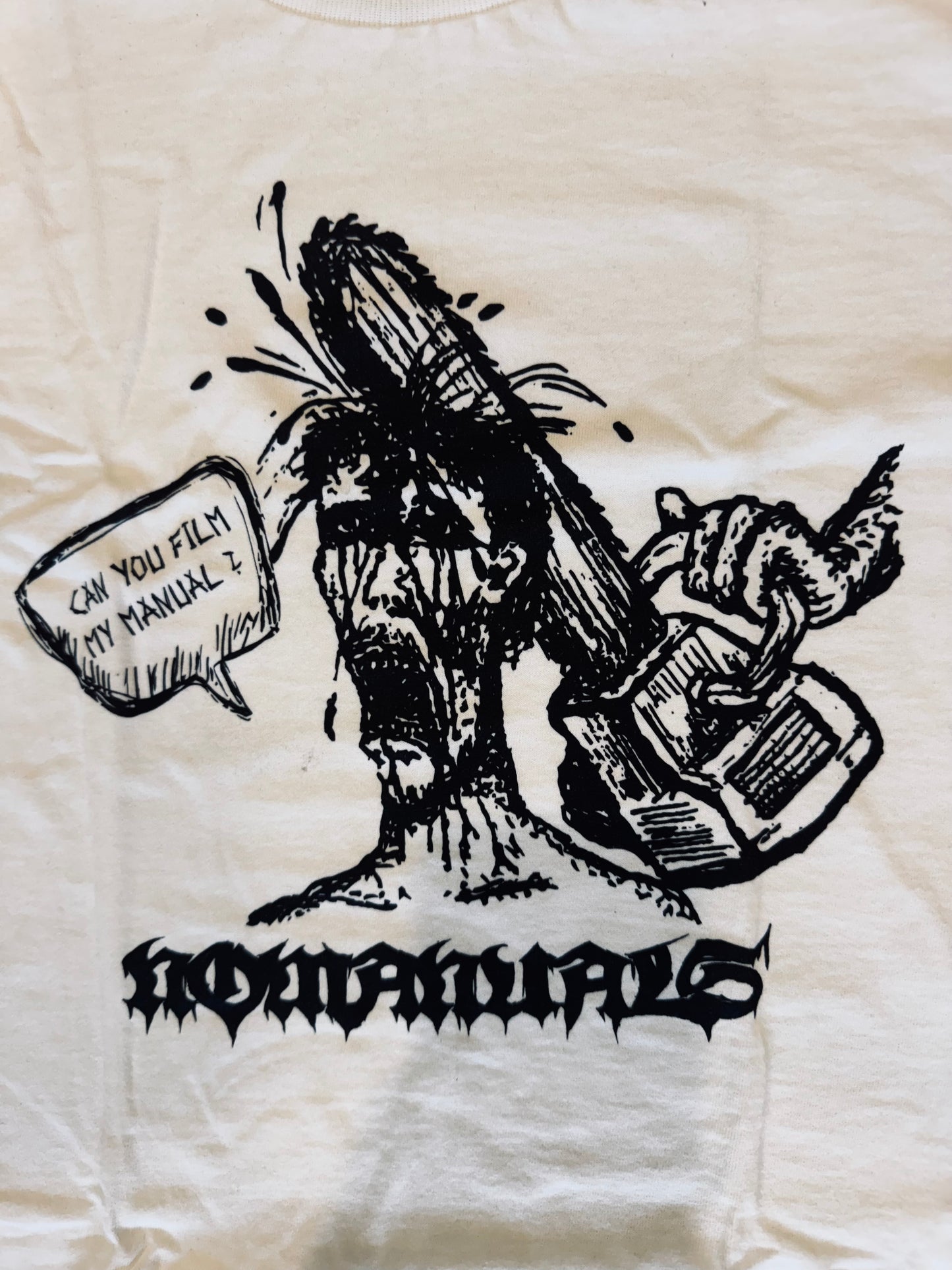 No Manuals Chainsaw Tee