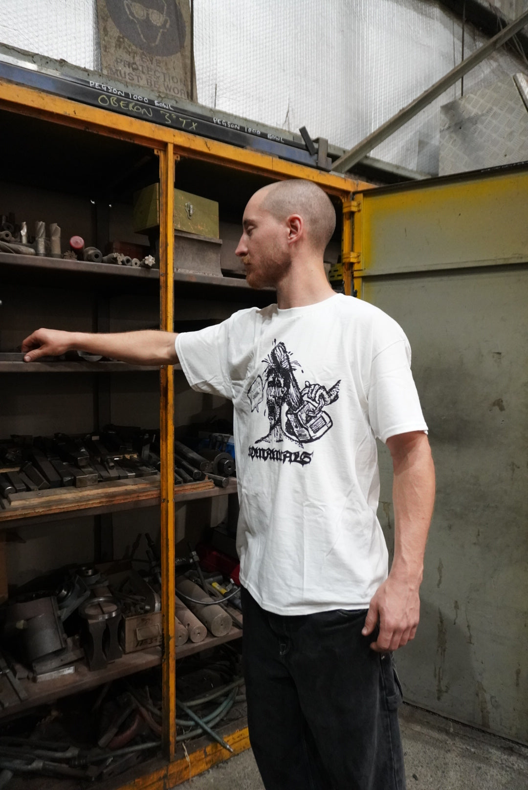 No Manuals Chainsaw Tee